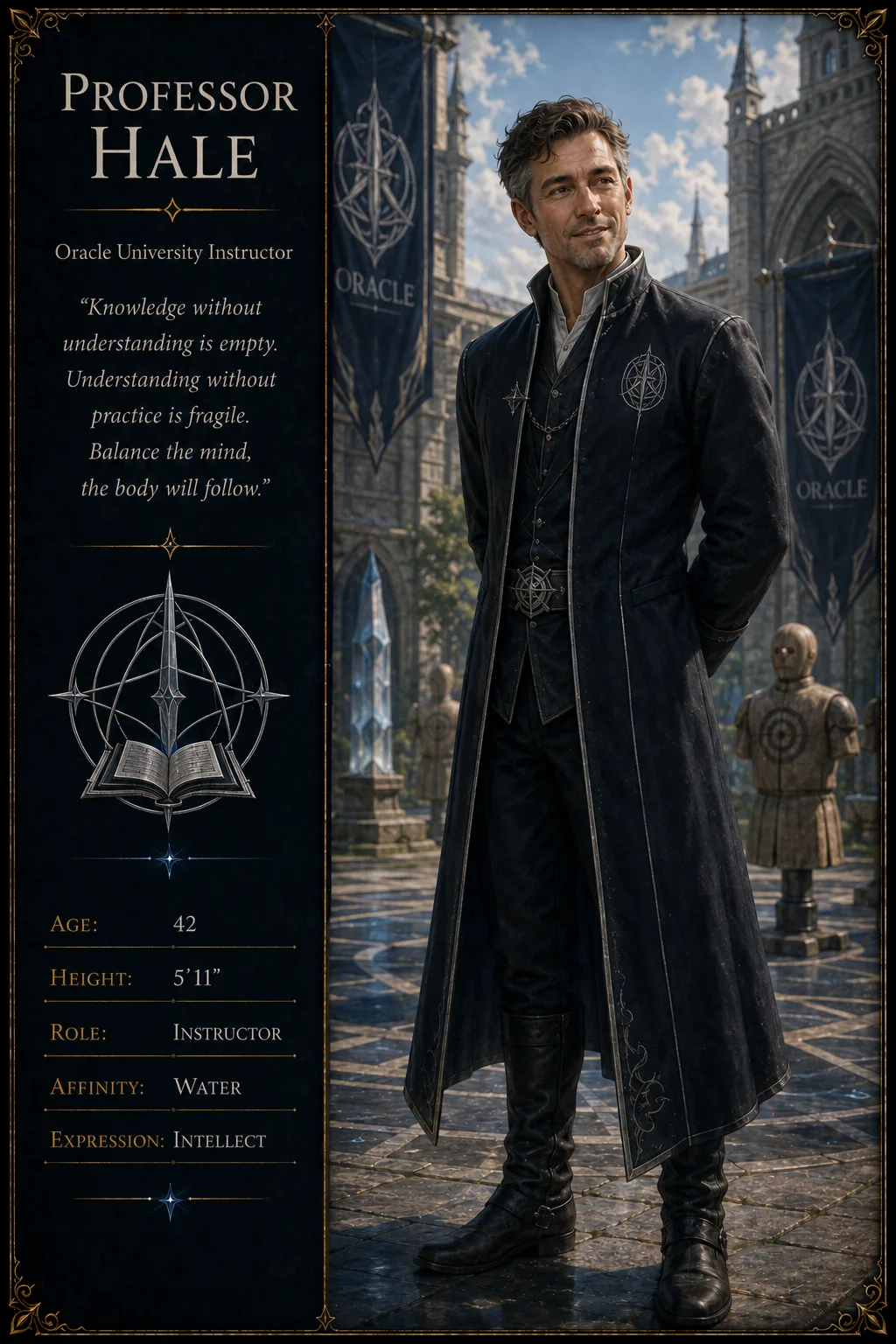 Professor Hale official character artwork