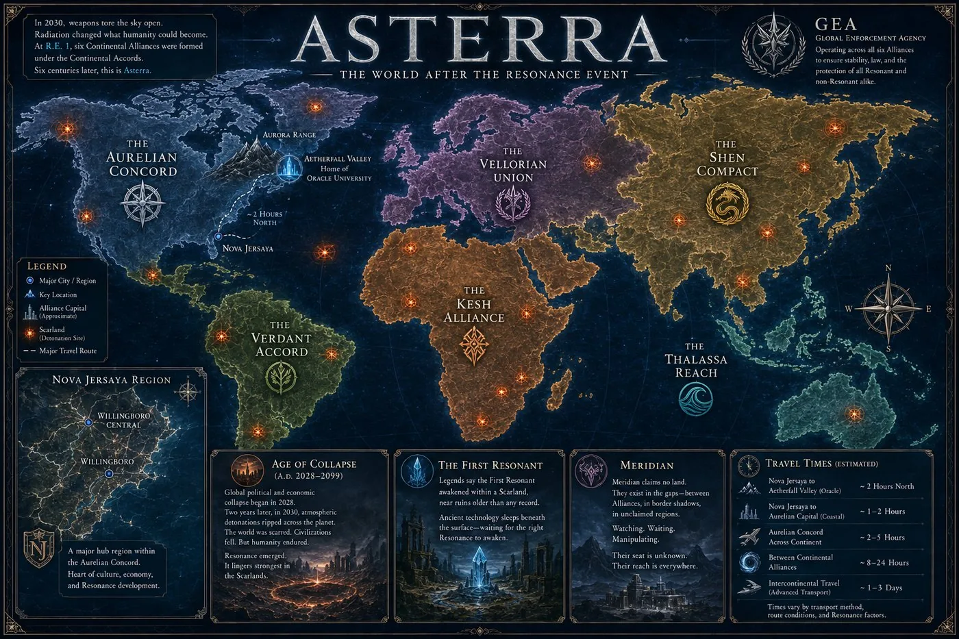 Map of Asterra