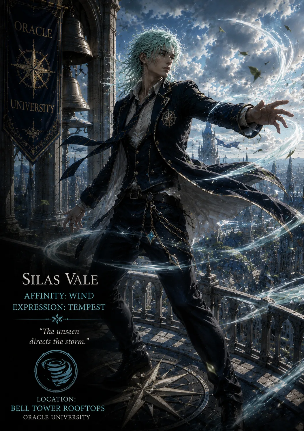 Silas Vale official character artwork